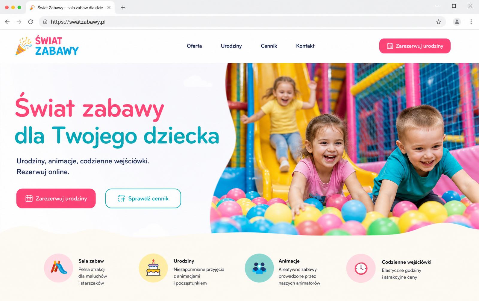 Sala zabaw dla dzieci